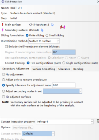 Abaqus中多孔栓接结构在多接触条件下的螺栓预紧力施加实例的图8